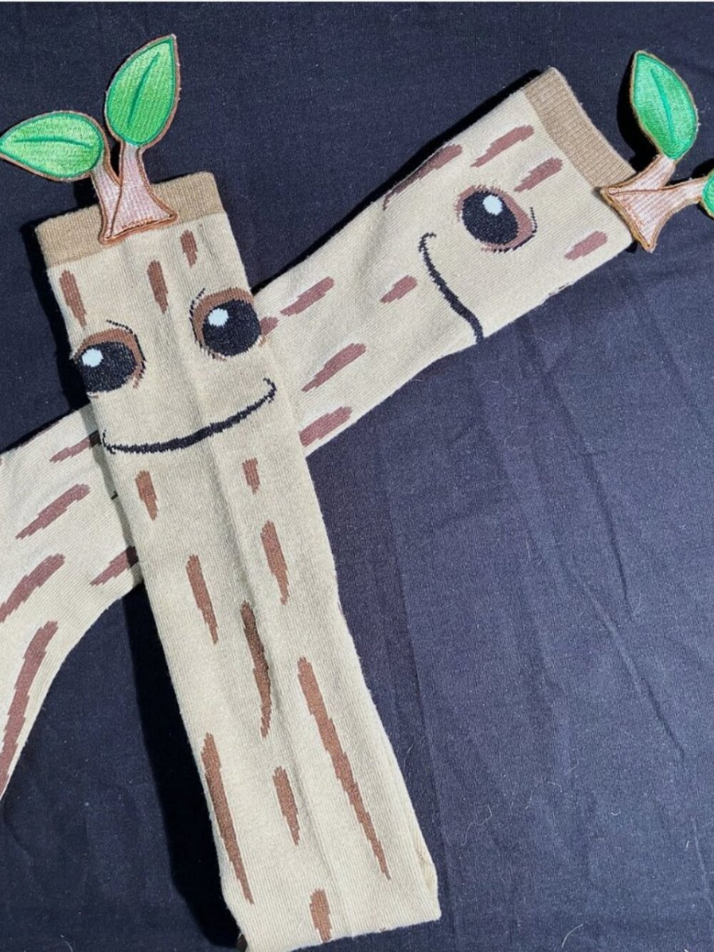 Guardians of the Galaxy Marvel Groot Knee Socks with Leaves